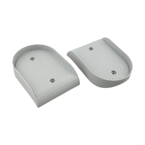 Non Slip Stair Stepper Pedals Gray Pair For Climbing Equipment Gym Gear Made From ABS Plastic Durable Replacement Parts With Easy Screw Installation For Cardio Workouts, gray ABS pair