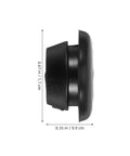 200Pcs Rubber Grommet Kit for Wiring and Cable Protection Easy Install Round Black Grommets for Automotive Wiring and Garden Fence DIY Projects Multipurpose Durable Flexible Rubber for Panels Equipment and Power Cords, 0.67 x 0.35 in