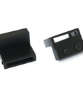 2 Pieces Barn Door Limiter Stop With Wrench Hardware Accessories Pulley Guides Aluminum Track Limiters for sliding doors
