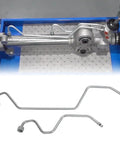 Beefed Up Rack And Pinion Transfer Lines Replacement Kit Direct Fit For 2008 2014 Tahoe Suburban Avalanche Yukon Sierra Silverado And Cadillac Escalade ESV 15254059 15254058 showing hydraulic lines and rack system
