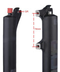 Air Front Mountain Bike Fork With 100mm Travel Rebound Adjustment Manual And Remote Lockout 26 27.5 And 29 Inches
