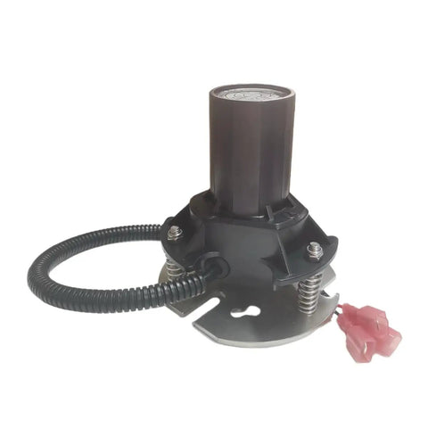 Straight Up Heavy Duty Dual Axis Tilt Sensor Replacement 105142 105142GT with black housing and connector for scissor platforms.