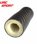 2Pcs 53mm 3K Woven Carbon Taper Grip Handle With PU Inside For Rod Building Component And DIY Rod Repair ID12mm
