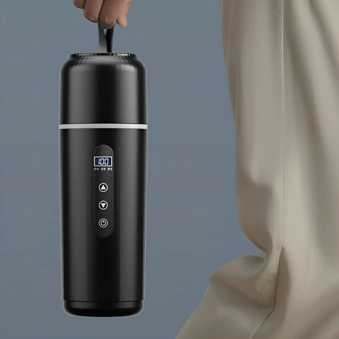 Road Warrior Approved Fast Boiling Electric Kettle For Cars And Trucks Featuring Food Grade 304 Stainless Steel for on-the-go brewing.