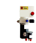Heavy Duty 24V Hydraulic Power Unit Set For Electric Pallet Truck Stacker steel motor pack with connectors and pressure gauge.