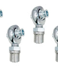 1-1/4 Inch Heavy Duty Heim Joint Rod End Kit With Left And Right Hand Threads forged from chromoly steel in a pack of four.