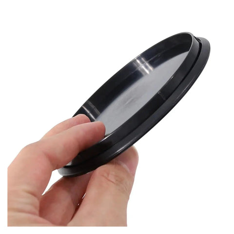 Water Tank Lid Cover Replacement For Espresso Machines, Compatible With Vertuo Series, held in hand, side view.