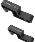 Badass AR Hook Strut And Cleaning Rod Guide Twin Pack For Easy Rifle Maintenance Durable Non Marring Polymer USA Made Veteran Designed Professional Grade AR 15 Accessory, close-up view showing the lightweight design.