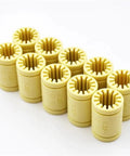 10 Pack Linear Bearing 10x19x29 Mm Plastic Bearings For 3D Printer Parts Industrial Bearings And Gears Smooth Glide Precision Movement Replacement Kit, 10 beige plastic linear bearings