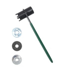 Ultra Rock Hard Angle Grinder Wrench Offering Zero Fuss Disc Changes And Sweet Grip On Stubborn Backing Nuts Making Your Grinding Repairs An Absolute Breeze Every Single Time, with black and green durable design.