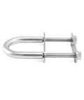 Marine stainless steel U bolt with nuts and plates for secure boat deck and trailer fittings, rust-resistant, M6 x 90mm, durable hardware.