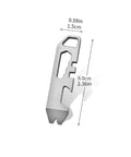 Ultra Lightweight Metal Alloy Multitool With Wrenches And Bottle Opener For Camping And Hiking Adventures, Pocket Sized 6x1.5cm