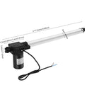 Heavy Duty 12V DC Linear Actuator Delivering 6000N Force And 500Mm Stroke for adjustable desk lifts with aluminum alloy construction.