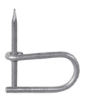 Heavy Duty Galvanized Steel 7/8 Inch Cable Management Ring, nail in design for organizing electrical wires.