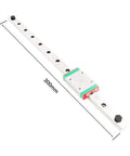 Front view of 300mm Linear Rail Guide With MGN12H Sliding Block For 3D Printers And CNC Machines, H Type, Easy Mount, Smooth Low-Backlash Motion