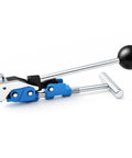 Tough Center Punch Bander Tool For Snug Hose Connections, stainless steel, manual clamp for 3/8 In and 5/8 In pipes, quick install adapter.