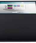 Top Shelf 49 Inch Interactive Touchscreen Kiosk With Smooth Ten Point Capacitive Panel and Rock Solid Android 11 Engine displaying a map.