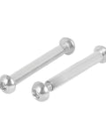Hex Socket Cap Bolt With Barrel Nut Set, 8mm X 54mm, 10 Pack Metal Fasteners Kit for DIY Projects and Construction close-up
