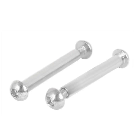 Hex Socket Cap Bolt With Barrel Nut Set, 8mm X 54mm, 10 Pack Metal Fasteners Kit for DIY Projects and Construction close-up