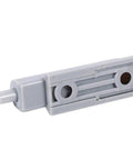 10 Pack Cabinet Door Soft Close Dampers And Drawer Hinge Buffers Made From Premium Abs Plastic, gray soft close damper detail.
