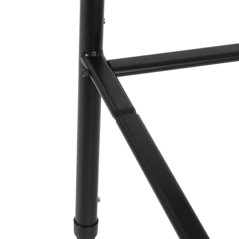 Close-up of carbon steel frame of Sturdy Height Adjustable Bed Rail With Handy Storage Pockets For Elderly Safety, Supports Up To 400 Lbs