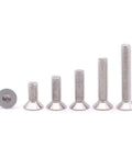 Heavy Duty 5/16-18 Inch Flat Head Socket Cap Screws, 1 Inch Long, 20 Pack, UNC Coarse Thread, Full Machine Thread, 304 Stainless Steel