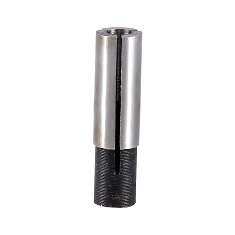 Super Duper Precision 6mm To 3.175mm Engraving Bit CNC Router Tool Adapter ER Collet Holder side view with metal finish.