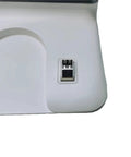 White Charging Dock For Xiaomi Mijia G1 MJSTG1 Robotic Vacuum Cleaner Replacement Docking Station Base And Charging Pad With Precise Alignment For Rock Solid Power During Recharge, white dock close-up