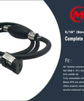 Outboard Fuel Line Hose 8Mm With Quick Connectors And Primer Bulb For Yamaha Outboard Motor 6.5 Ft Replacement 6Y1-24306-55
