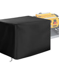 Top Shelf Waterproof Oxford Cloth Thickness Planer Dust Cover For 25 Inch Woodworking Tools on a machine, protects from dust.