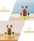 Hands On Induction Coil Kit Two Pack For Physics Lab Dual Coil Transformer Science Set side view, for electromagnetic experiments.