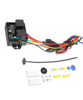 Digital Thermostatic Fan Switch Kit for 12V Motors and EVs Adjustable Temperature Activation 40C to 120C relay with wiring accessories.