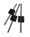 Z Axis Lead Screw TR8 For V Core 3 3D Printer Upgrade 380mm 480mm 580mm Lengths with smooth travel, shown with three screws