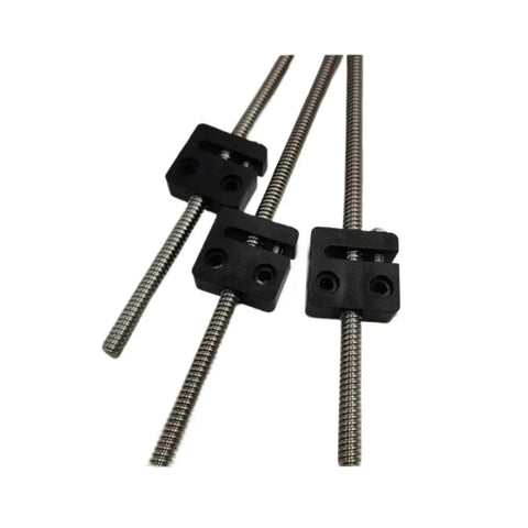 Z Axis Lead Screw TR8 For V Core 3 3D Printer Upgrade 380mm 480mm 580mm Lengths with smooth travel, shown with three screws
