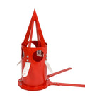 Beefy Big Bag Dispenser Unloader For Bulk Bags, Heavy Duty Feed Grain And Fertilizer, Rust Resistant Portable Unloader Tool For Farm, Warehouse And Home Use Red, red metal bulk bag unloader