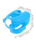 Sky-blue Pigeon Injection Holder And Fixed Frame Rack For Easy Feeding And Quick Observation with measurements shown