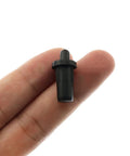 Easy Install Cabinet Door Repair Pins Damper Replacement Kit 25mm x 7.5mm Black Durable Plastic Shutter Spring Loaded