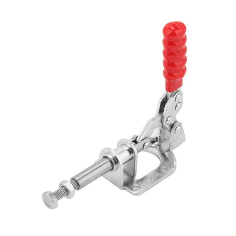 Heavy Duty Galvanized Iron Push Pull Toggle Clamp With Quick Fixed Holding Latch for sheet metal and circuit board fixtures.