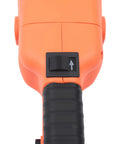 Top view of Heavy Duty Electric Pipe Threader Machine With Copper Motor And Portable Handheld Design For No Sweat 110V Threading Operations, showing grip and control switch.