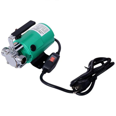 330 Gph Electric Utility Water Transfer Pump 115V One Tenth Hp Self Priming Portable Pump With 6 Ft Hose for efficient drainage.