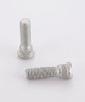 Premium Chrome Wheel Lug Stud And Nut Set For Toyota, 4 Pack Heavy Duty Steel Tire Screw Kit With Anti Rust Finish, two chrome M12x1.5 wheel studs