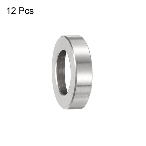 12 Piece Stainless Steel Spacer Set 12mm Bore 20mm OD 6mm Length For M12 Screws Bolts And Rods Plain Finish 304 Stainless Steel Construction Heavy Duty Corrosion Resistant Round Metal Spacers, 12mm bore spacer