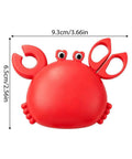 Magnetic Crab Shaped Box Cutter Four In One Multi Tool Opener with bottle opener and tiny scissors, red, 9.3x6.5cm.