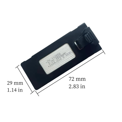 3.7V 1800mAh Drone Battery Module For E88 E88PRO E525 P5 PRO P15 P15PRO LS-S1S V88 Drones with dimensions shown.