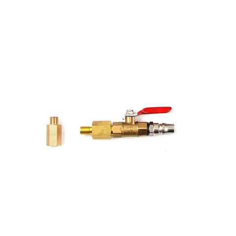 Ktprot Transmission Fluid Drain And Flush Kit For Mercedes Benz 722 6 722 9 Sl600 C230 And BMW 525i 530i 330i Complete Set For Quick Car Maintenance brass valve with red lever and adapter fitting