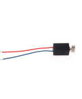 Pack Of 20 Mini Vibration Motors 4x8mm DC 2.5 4V 3500 RPM Tiny Cell Phone Vibe Motors for DIY Electronics Projects, single black motor with wires