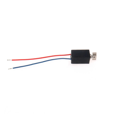 Pack Of 20 Mini Vibration Motors 4x8mm DC 2.5 4V 3500 RPM Tiny Cell Phone Vibe Motors for DIY Electronics Projects, single black motor with wires