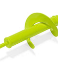 Auger Drill Bit For Planting Bulbs And Flowers Digs Holes Fast 3.5 By 8.5 Inch Garden Bedding Plant Auger shown sideways