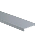 3.25 Inch Wide Wiring Duct Cover In Light Gray PVC No Slip Design With High Friction Lining For Tight Grip Flush Mount Maximizes Wire Capacity