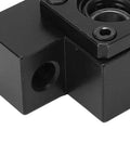 Premium Ball Screw End Support Kit With High Rigidity Bearing Blocks For SFU1604 1605 1610 Leadscrew Systems For Crazy Fast Machining And Reliable DIY CNC Performance black carbon steel bearing block close-up